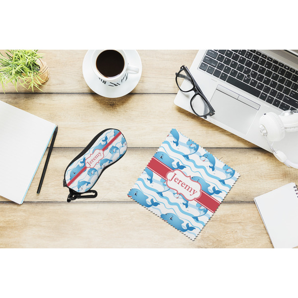 Dolphins Eyeglass Case and Cloth Set - LIFESTYLE