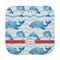 Dolphins Face Cloth-Rounded Corners