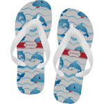 Dolphins Flip Flops - Small (Personalized)