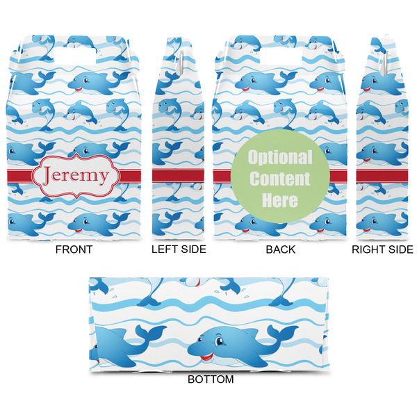 Dolphins Gable Favor Box - Approval