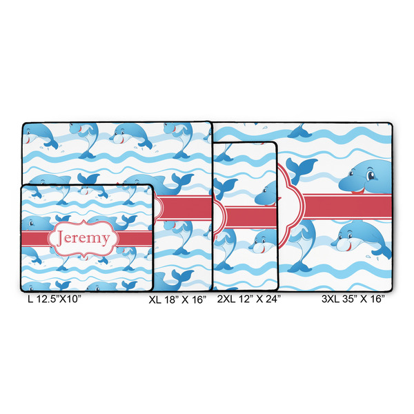 Dolphins Gaming Mats - SIZE CHART