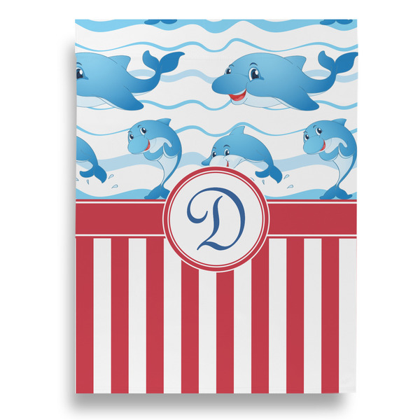 Dolphins Garden Flags - Large - Double Sided - BACK