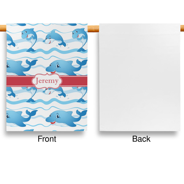 Dolphins Garden Flags - Large - Single Sided - APPROVAL