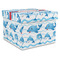 Dolphins Gift Boxes with Lid - Canvas Wrapped - XX-Large - Front/Main