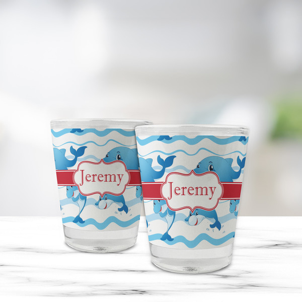 Dolphins Glass Shot Glass - Standard - LIFESTYLE