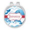 Dolphins Golf Ball Marker - Hat Clip - Silver