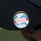 Dolphins Golf Ball Marker Hat Clip - Gold - On Hat