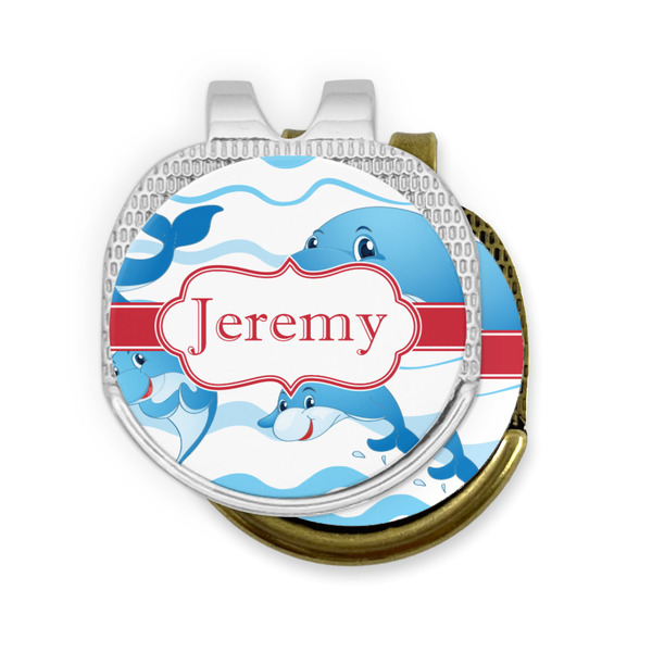 Dolphins Golf Ball Marker Hat Clip - PARENT/MAIN