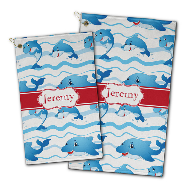 Dolphins Golf Towel - PARENT (small and large)