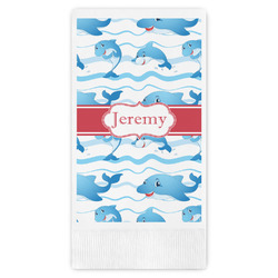 Dolphins Guest Paper Towels - Full Color (Personalized)