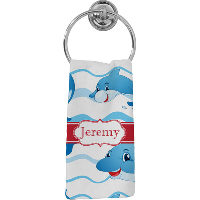 Dolphins Hand Towel - Full Print (Personalized)