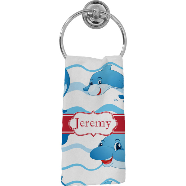 Custom Dolphins Hand Towel - Full Print (Personalized)