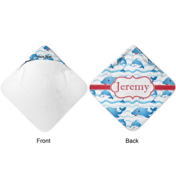 Dolphins Hooded Baby Towel- Approval