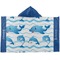 Dolphins Kids Hooded Towel (Personalized)