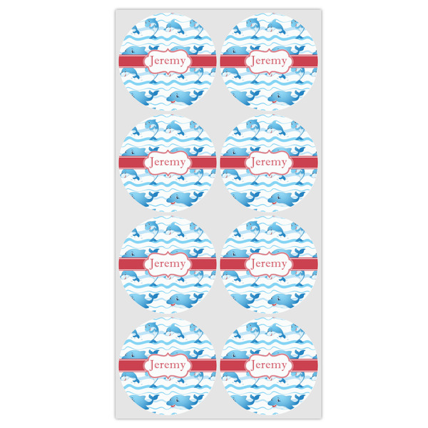 Dolphins Icing Circle - Medium - Set of 8
