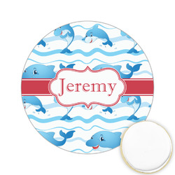 Dolphins Printed Cookie Topper - 2.15" (Personalized)