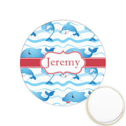 Dolphins Printed Cookie Topper - 1.25" (Personalized)