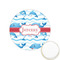 Dolphins Printed Cookie Topper - 1.25" (Personalized)