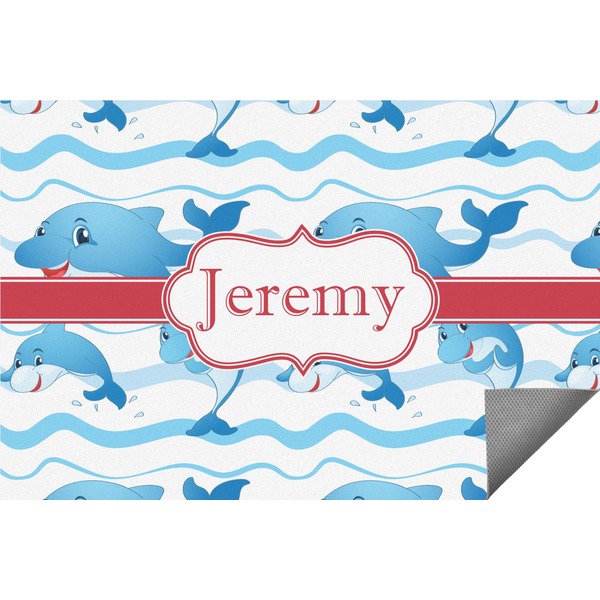 Custom Dolphins Indoor / Outdoor Rug - 3'x5' (Personalized)