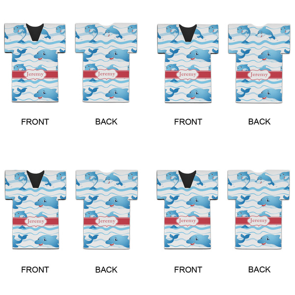 Dolphins Jersey Bottle Cooler - Set of 4 - APPROVAL