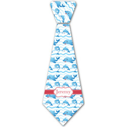 Dolphins Iron On Tie - 4 Sizes w/ Name or Text