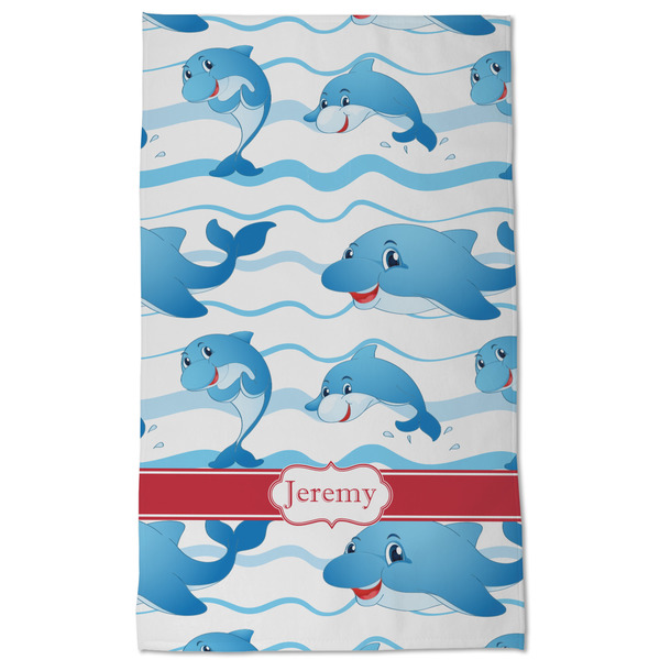 Dolphins Kitchen Towel - Poly Cotton - Full Front