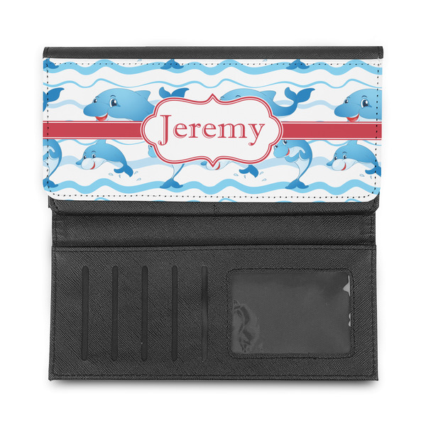 Dolphins Ladies Wallet - Half Way Open