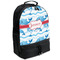 Dolphins Large Backpack - Black - Angled View