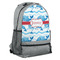 Dolphins Large Backpack - Gray - Angled View