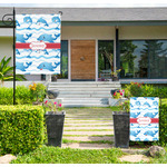 Dolphins Large Garden Flag - Double Sided (Personalized)