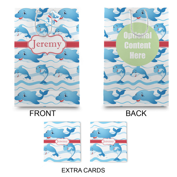 Dolphins Large Gift Bag - Approval