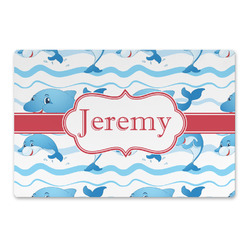 Dolphins Large Rectangle Car Magnet (Personalized)