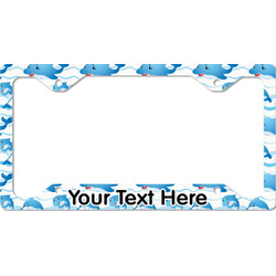 Dolphins License Plate Frame - Style C (Personalized)