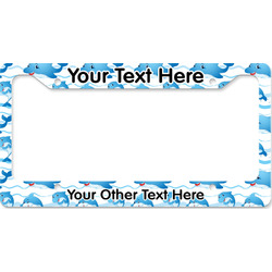 Dolphins License Plate Frame - Style B (Personalized)