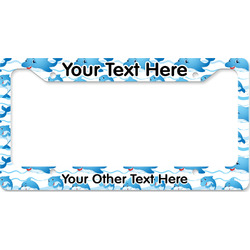 Dolphins License Plate Frame - Style B (Personalized)