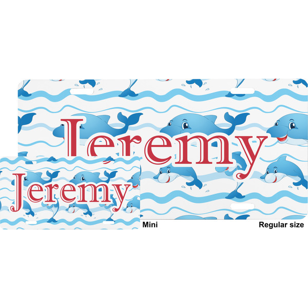 Dolphins License Plate (Sizes)