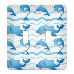 Dolphins Light Switch Cover (2 Toggle Plate)