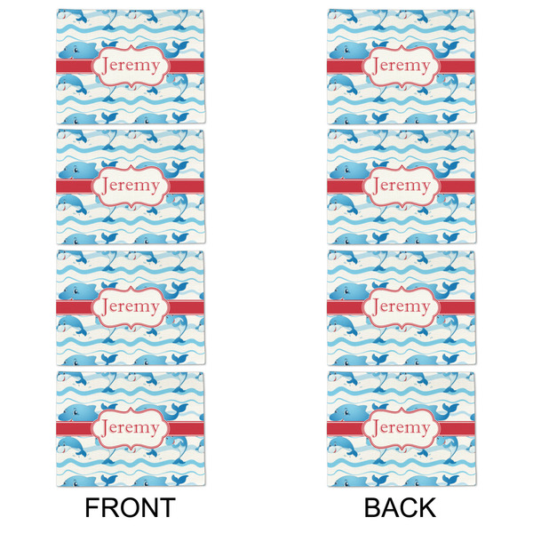 Dolphins Linen Placemat - APPROVAL Set of 4 (double sided)