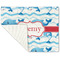 Dolphins Linen Placemat - Folded Corner (single side)