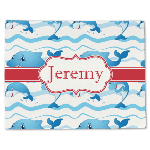 Dolphins Linen Placemat - Front
