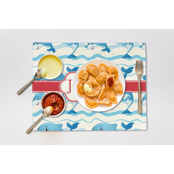 Dolphins Linen Placemat - Lifestyle (single)
