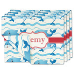Dolphins Linen Placemat w/ Name or Text