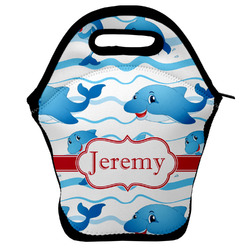 Dolphins Lunch Bag w/ Name or Text