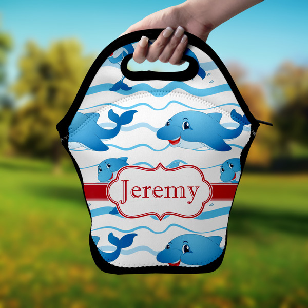 Dolphins Lunch Bag - Hand