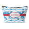 Dolphins Makeup Bag - Small - 8.5"x4.5" (Personalized)