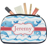 Dolphins Makeup / Cosmetic Bag - Medium (Personalized)
