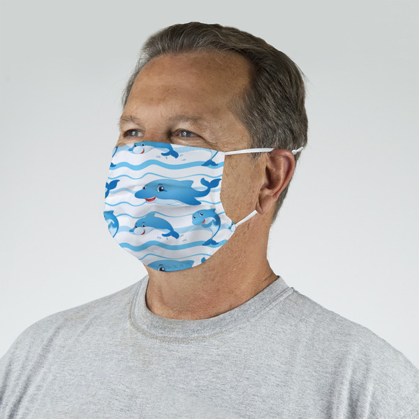 Dolphins Mask - Quarter View on Guy