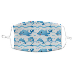Dolphins Adult Cloth Face Mask - XLarge