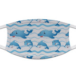 Dolphins Cloth Face Mask (T-Shirt Fabric)