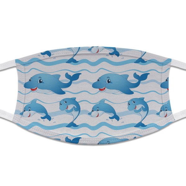 Custom Dolphins Cloth Face Mask (T-Shirt Fabric)